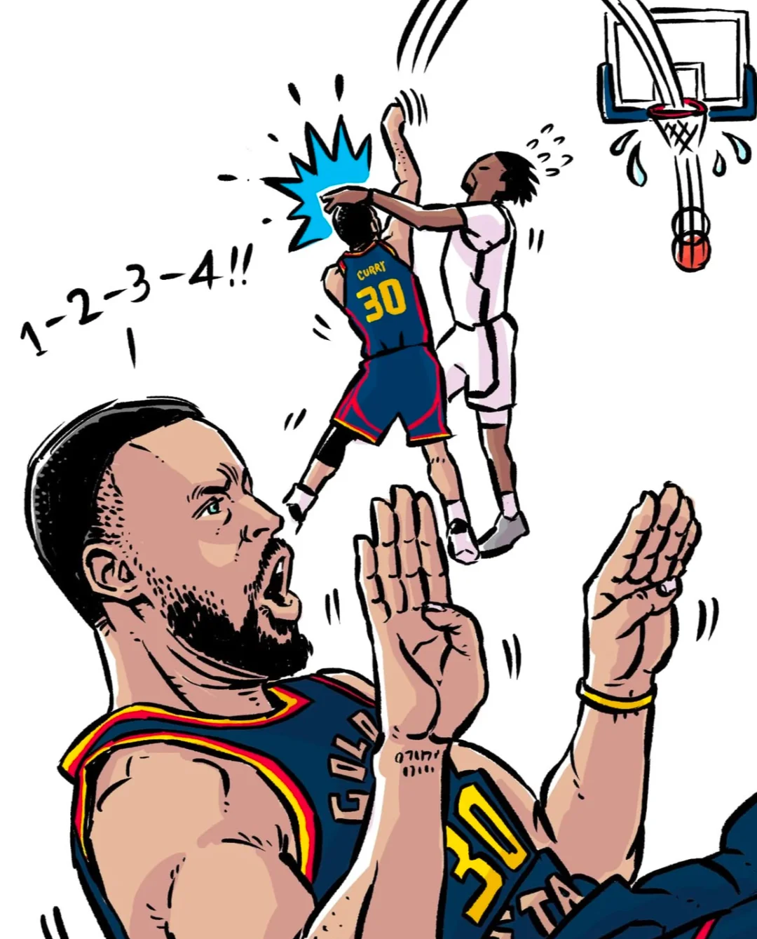 九游体育-库里连续十二场比赛得分超过爆冷，篮网不断突破！